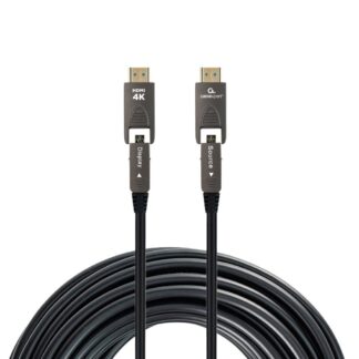 Кабель оптичний (AOC) Hdmi-A/D на A/D V.2.0, 4 К 60 Гц, позолочені