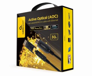 Кабель оптичний (AOC) Hdmi-A/D на A,V.2.0, 4 К 60 Гц, позолочені
