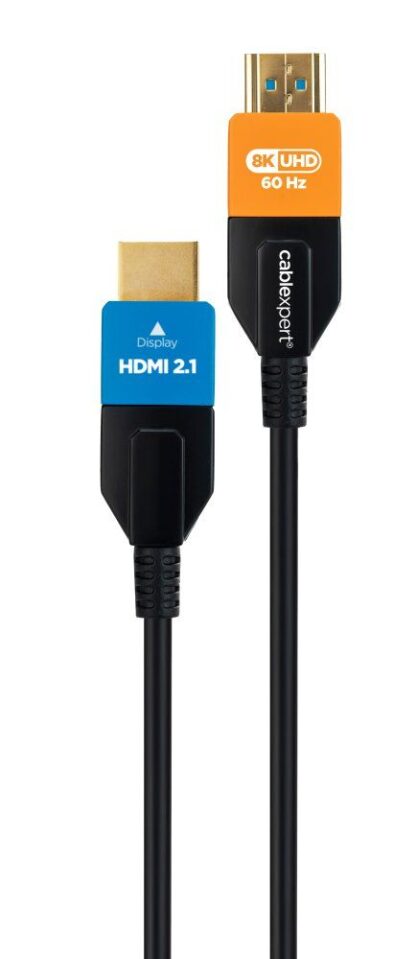 Кабель оптичний (AOC) Hdmi V.2.1, 8 К 60 Гц/4 К 120 Гц, позолочені