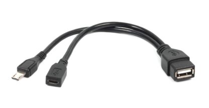 Кабель OTG USB 2.0, A-мама/micro B-тато, 0.15 м Cablexpert