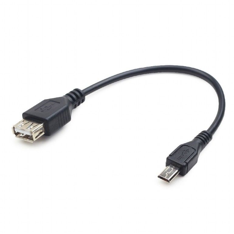 Кабель OTG USB 2.0, A-мама/mi с ro B-тато, 0.15 м Cablexpert