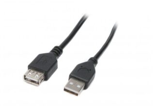 Кабель-подовжувач USB 2.0 AM/AF, 3 м Maxxter U-Amaf-10