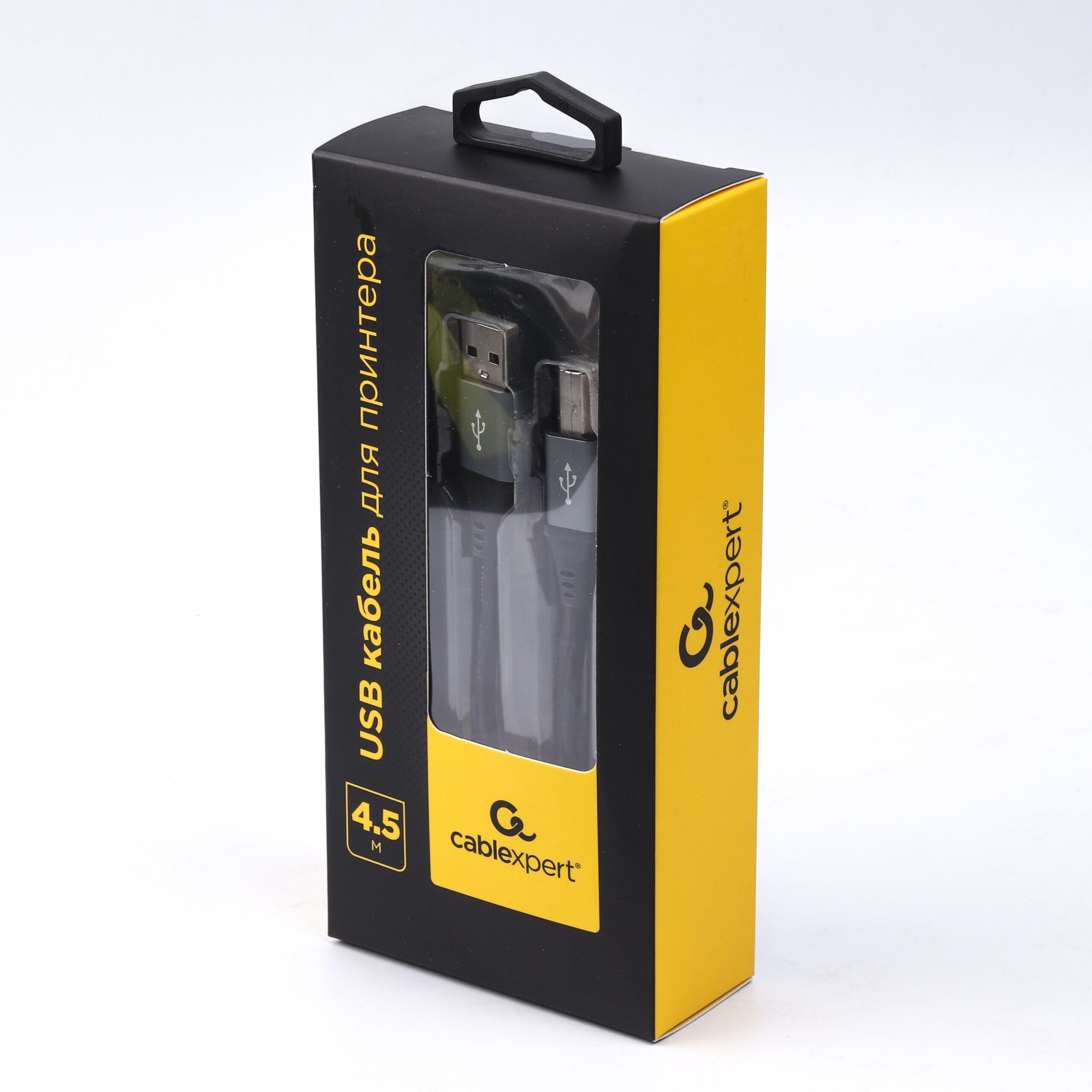 Кабель преміум USB 2.0 A-тато/B-тато, 4.5 м, блістер, преміум — фото 2