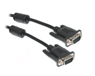 Кабель premium VGA, 3+9C HD15M, подвійне екранування, 2 ферити, 1.8 м