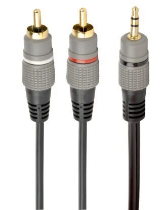Кабель стерео аудіо, 3.5 мм / 2 х RCA-тюльпан тато, 1.5 м Cablexpert
