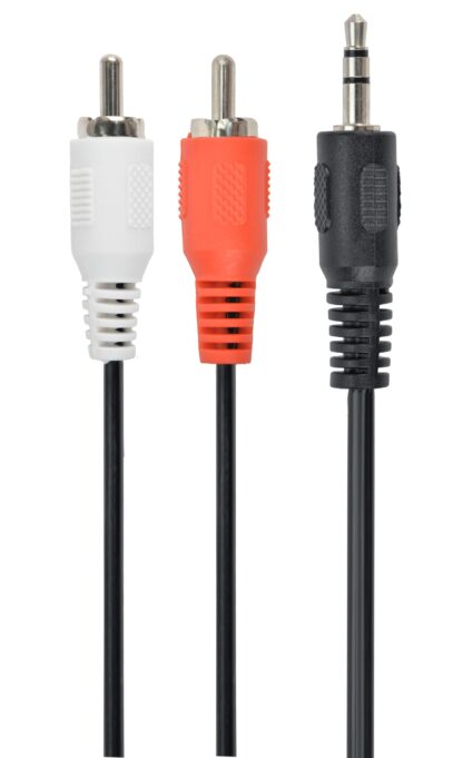 Кабель стерео аудіо, 3.5 мм / 2 х RCA-тюльпан тато, 2.5 м Cablexpert