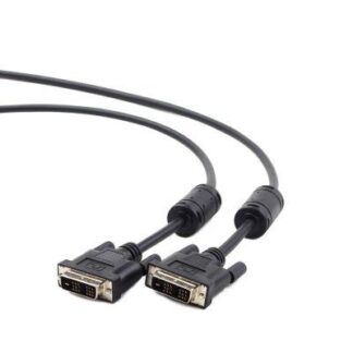 Кабель у блістері DVI, 18+1, ферит, 5 м Viewcon VC-DVI-104-5m