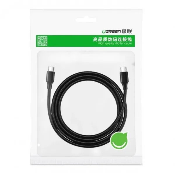 Кабель UGREEN US286 USB 2.0 Type C to Type C Cable Nickel Plating 1m (Black) (UGR-50997) — фото 6