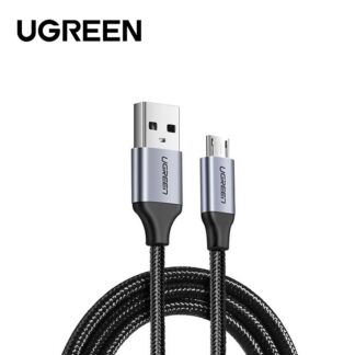 Кабель Ugreen USB 2.0 A to MicroUSB Nickel Plating Aluminum Braid, 2 м