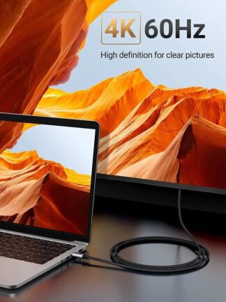 Кабель UGREEN USB Type-C до Hdmi 4K 60 Гц — фото 3