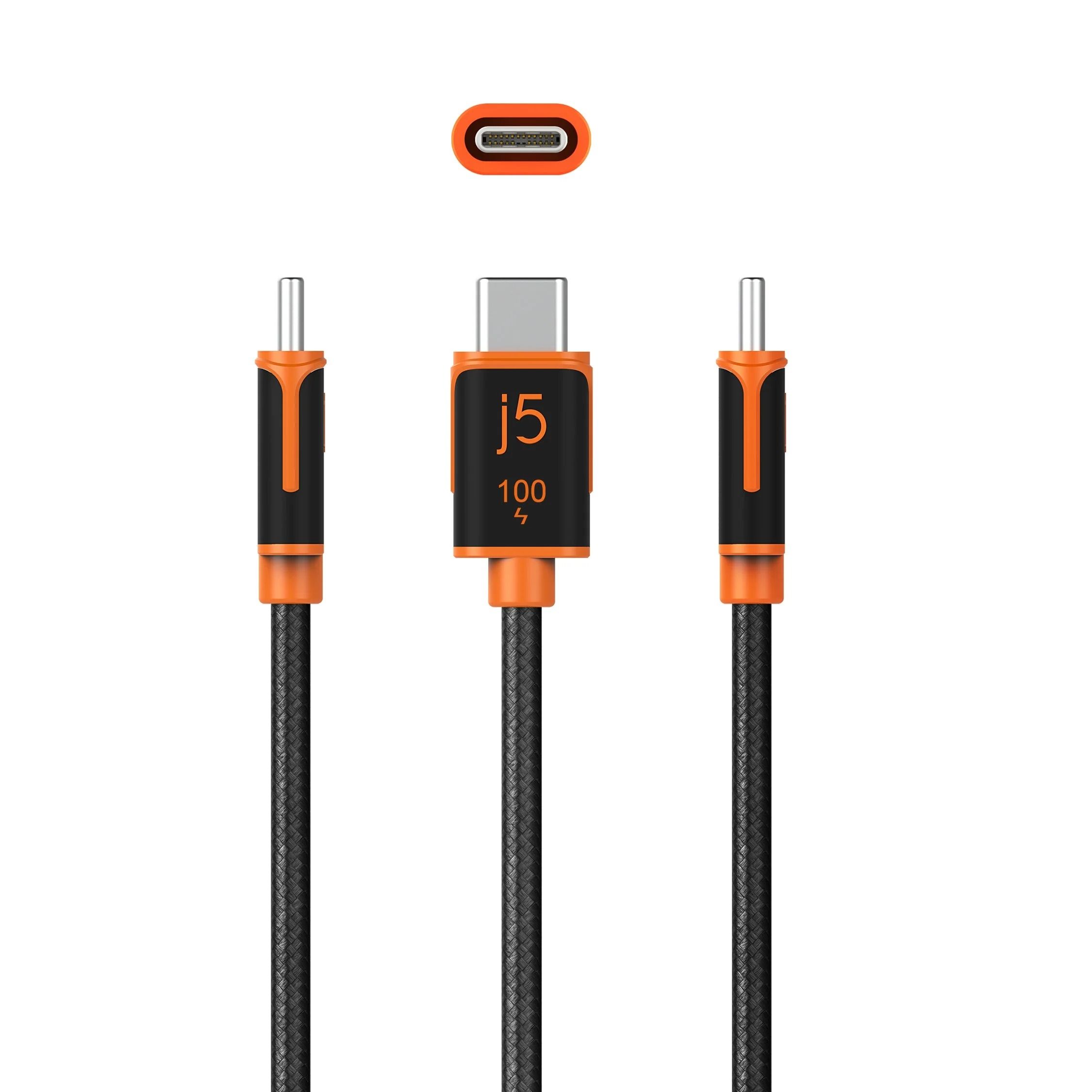 Кабель USB 2.0 480Mbps, 100W(20V5A), C-тато/C-тато, 1.8 м, преміум — фото 3