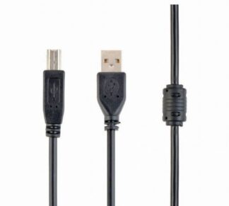 Кабель USB 2.0 A-тато/B-тато, 1.8 м, ферит Cablexpert CCF-USB2-Ambm-6