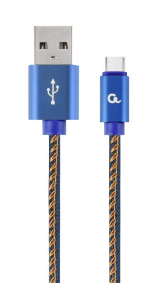 Кабель USB 2.0 A-тато/C-тато, 1 м, преміум, 2.1 А Cablexpert