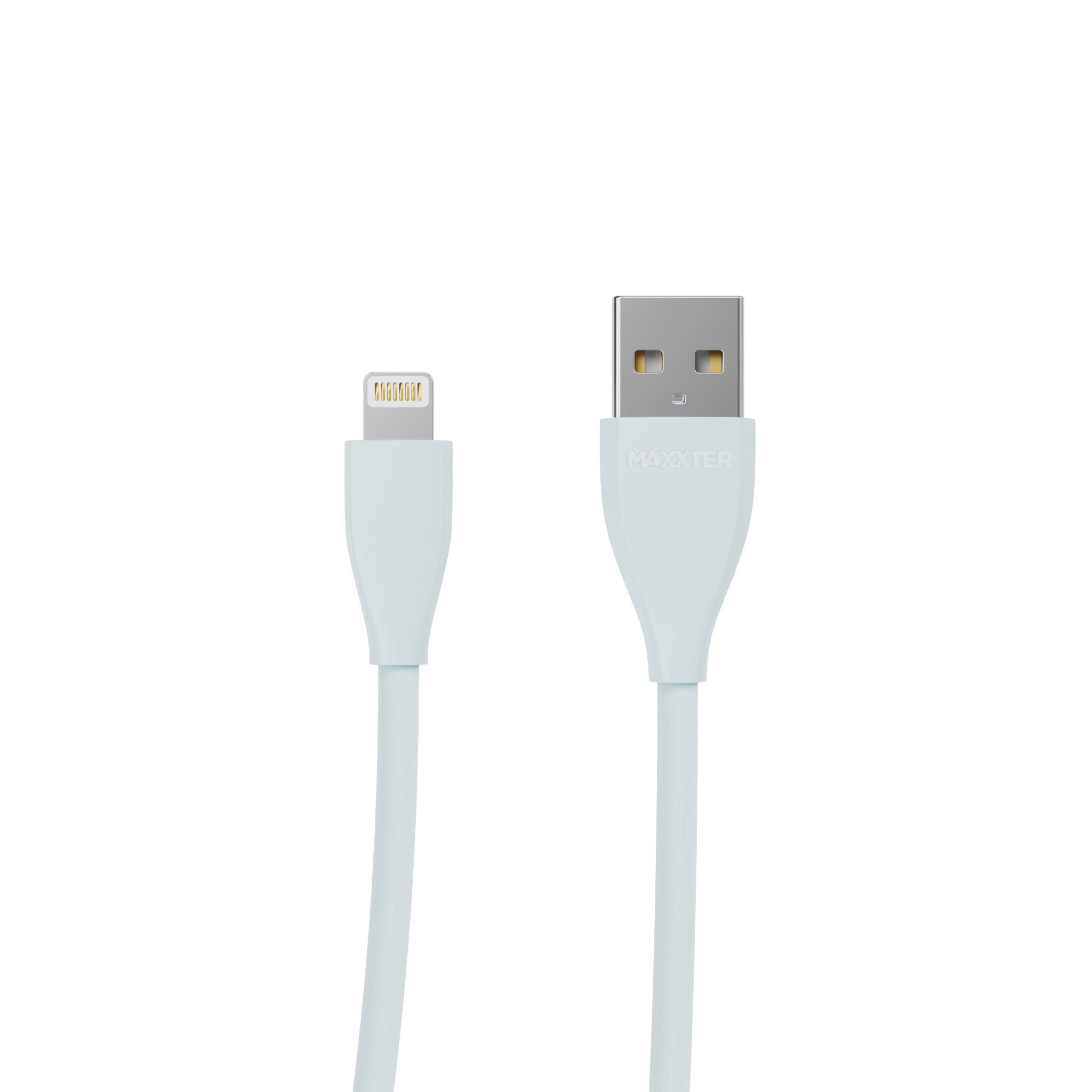 Кабель USB 2.0 А-тато/Lightning, 1.0 м, преміум, 2.4 А Maxxter