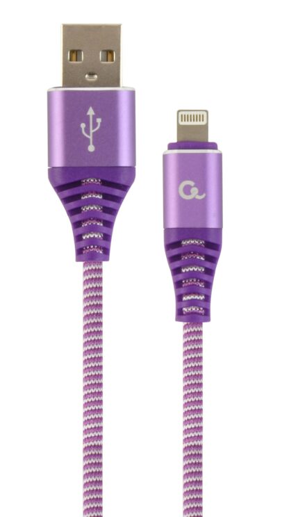 Кабель USB 2.0 А-тато/Lightning, 2 м, преміум, 2.1 А Cablexpert