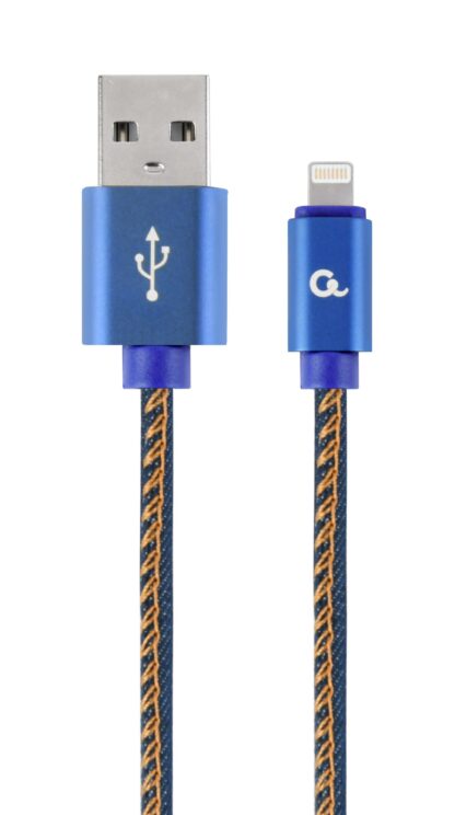 Кабель USB 2.0 А-тато/Lightning, 2 м, преміум, 2.1 А Cablexpert