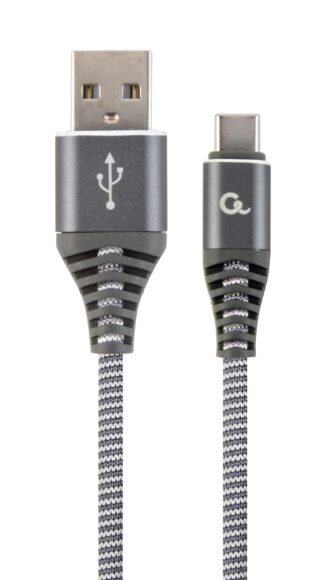 Кабель USB 2.0 A-тато/Type-C тато, преміум, 2.1 А Cablexpert