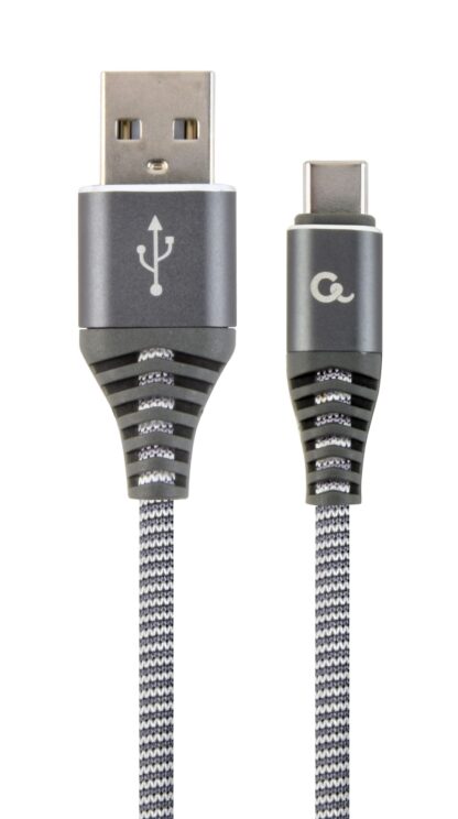 Кабель USB 2.0 A-тато/Type-C тато, преміум, 2.1 А Cablexpert
