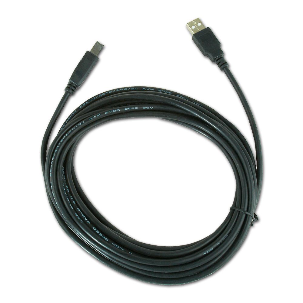 Кабель USB 2.0 A-тато/B-тато, 4.5 м, преміум Cablexpert — фото 3