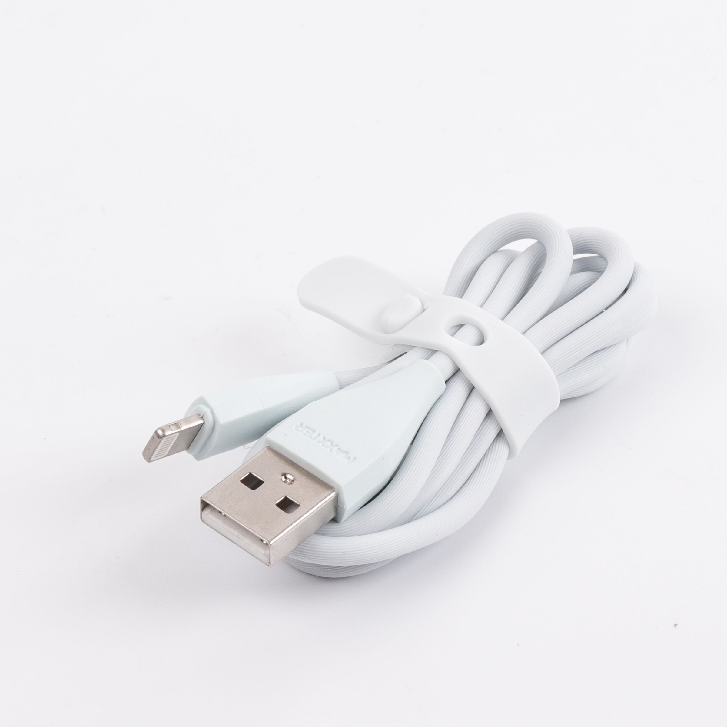 Кабель USB 2.0 А-тато/Lightning, 1.0 м, преміум, 2.4 А Maxxter — фото 3