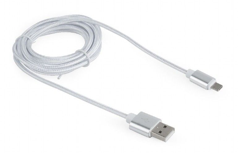 Кабель USB 2.0, A-тато/Lightning+microUSB, 1.8 м, з обплетенням та — фото 3