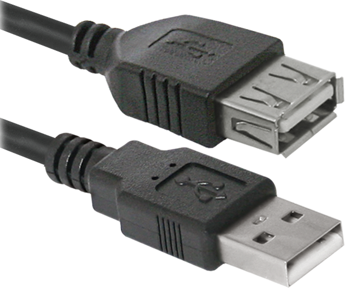 Кабель USB 2.0 AM/AF DEFENDER USB02-10, 3 м