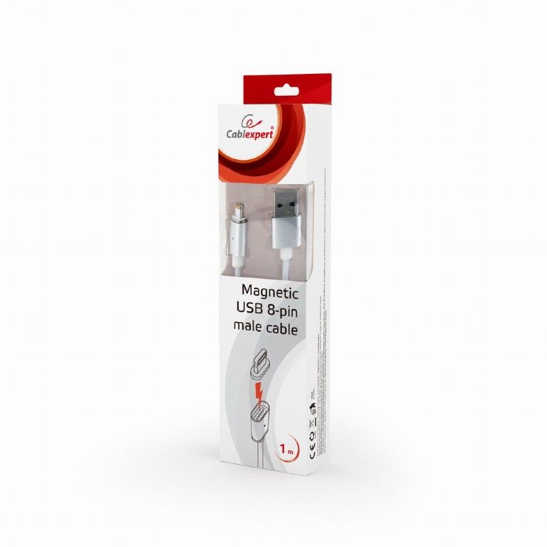 Кабель USB 2.0 AM-тато/Lightning, 1 м Cablexpert CC-USB2-Amlmm-1M — фото 3