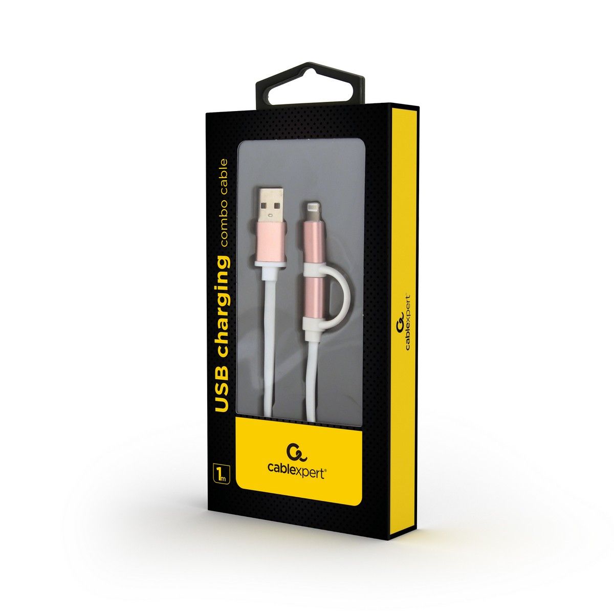 Кабель USB 2.0 AM-тато/Lightning/Micro USB, 1 м Cablexpert — фото 2