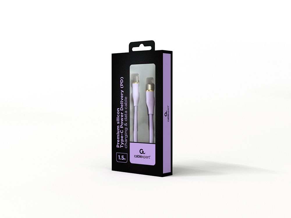 Кабель USB 2.0 C-тато/C-тато, 1.5 м, преміум, 3 А Cablexpert — фото 2