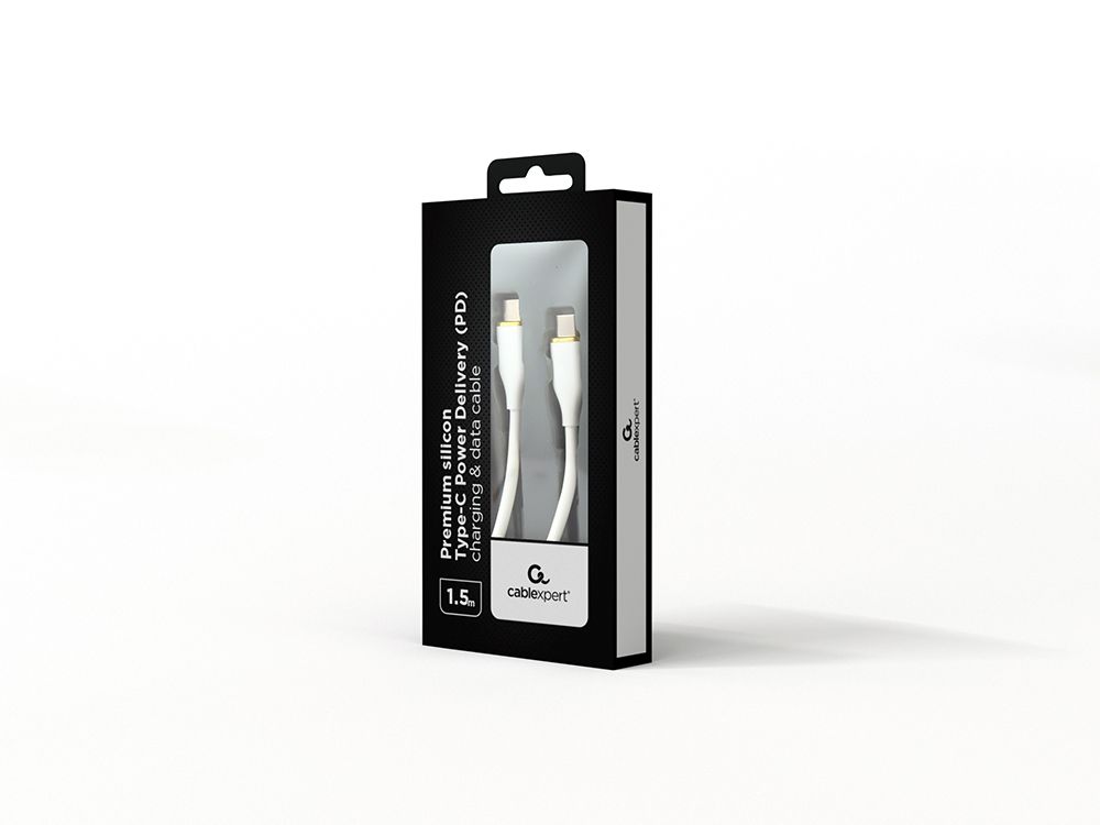 Кабель USB 2.0 C-тато/C-тато, 1.5 м, преміум, 3 А Cablexpert — фото 2