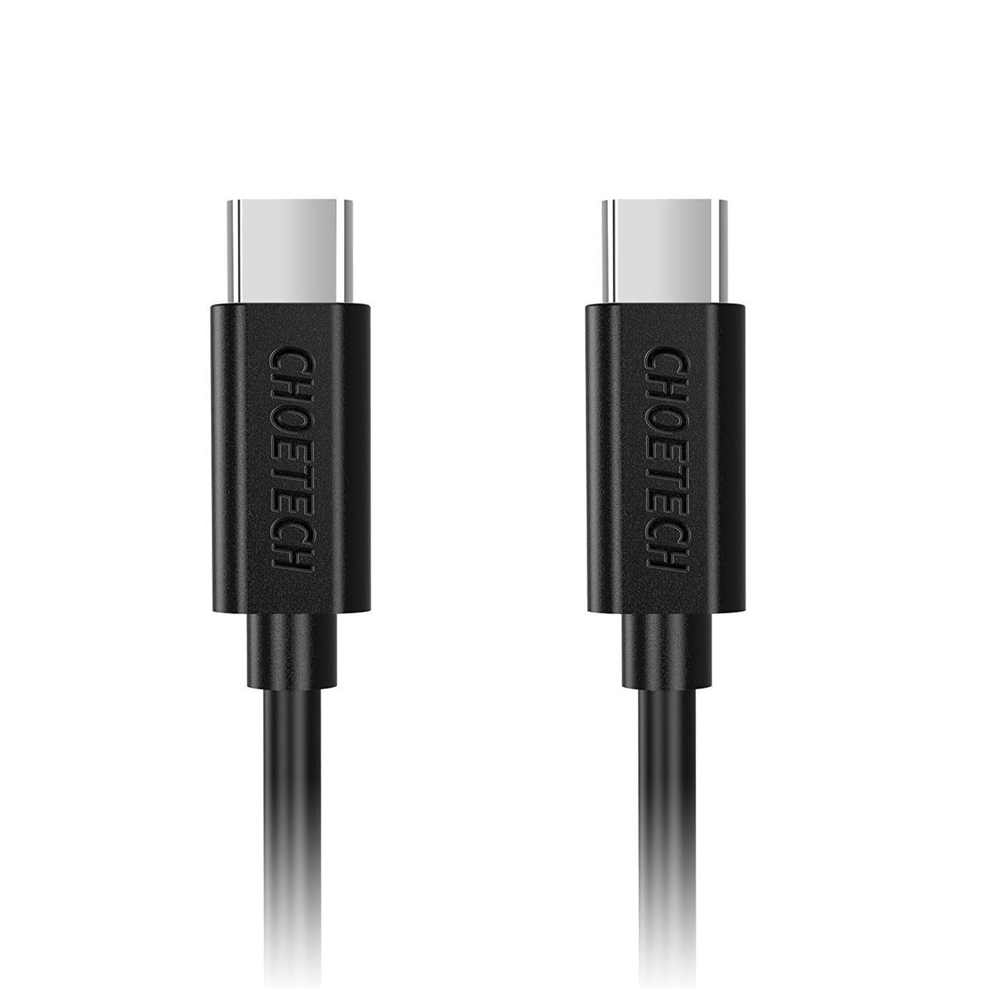 Кабель USB 2.0 C-тато/C-тато, 1 м, преміум Choetech CC0002 — фото 2
