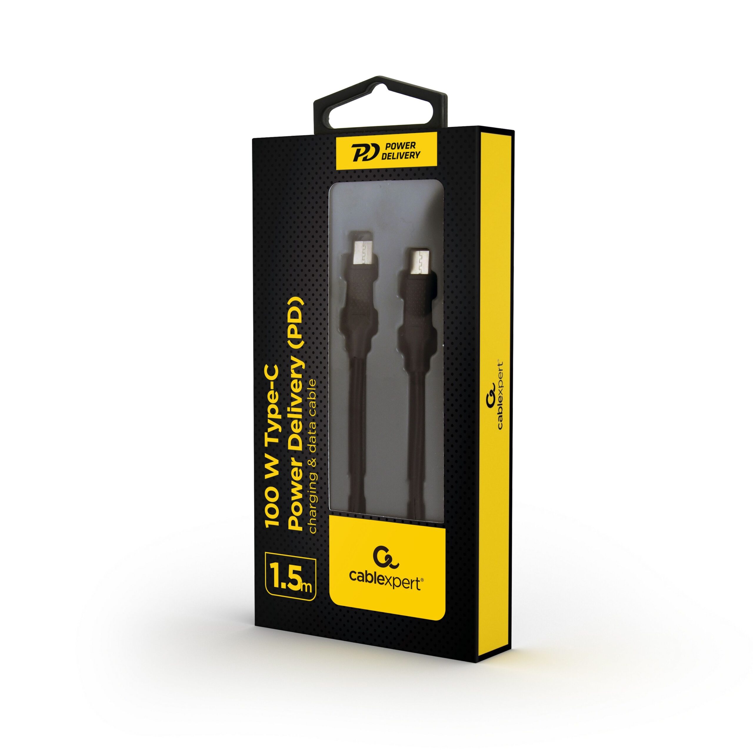 Кабель USB 2.0 Power Delivery (PD) 100 Вт, C-тато/C-тато, 1.5 м — фото 2