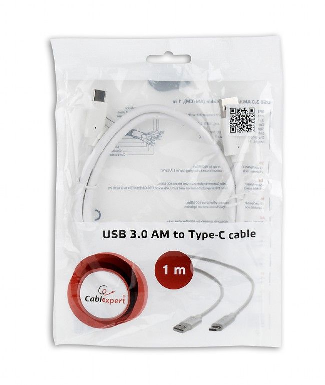 Кабель USB 3.0 A-тато/C-тато, 1.0 м, преміум Cablexpert — фото 5