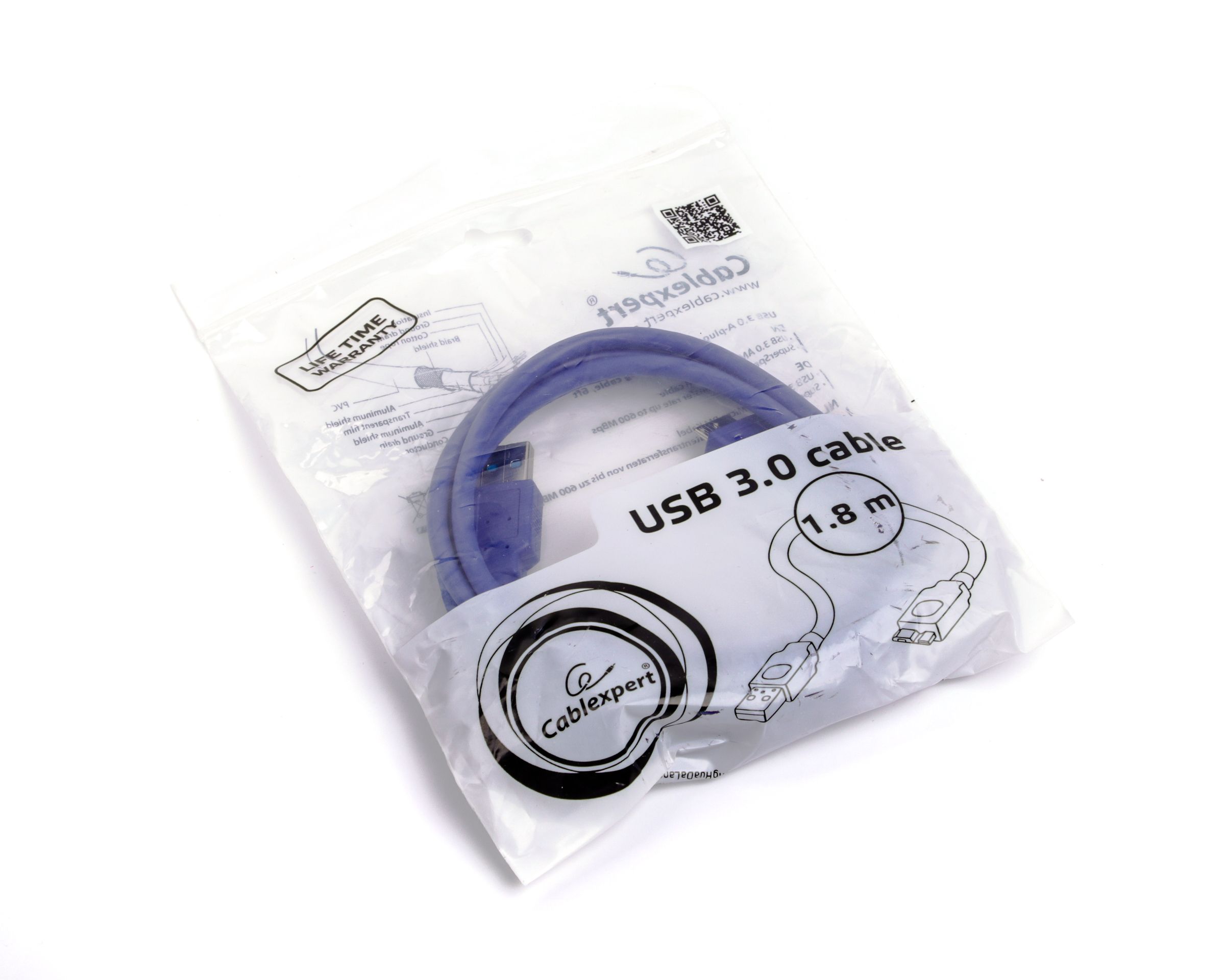 Кабель USB 3.0 A-тато/Micro B-тато, 1.8 м Cablexpert CCP-mUSB3-Ambm-6 — фото 3