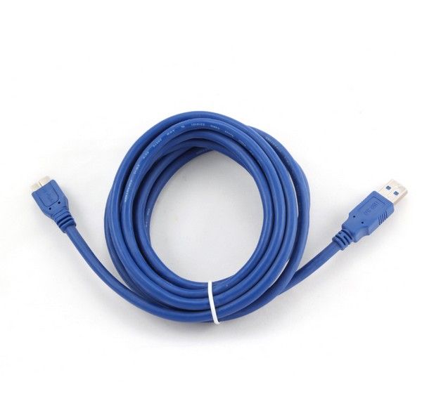 Кабель USB 3.0 A-тато/Micro B-тато, 3.0 м Cablexpert CCP-mUSB3-Ambm-10 — фото 2