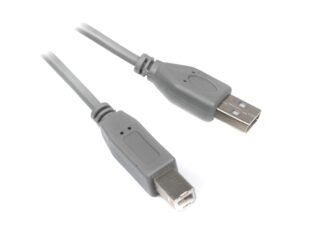 Кабель USB2.0 AM/BM 1.8 м, сірий Maxxter U-Ambm-6G