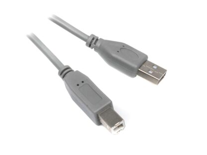 Кабель USB2.0 AM/BM 1.8 м, сірий Maxxter U-Ambm-6G
