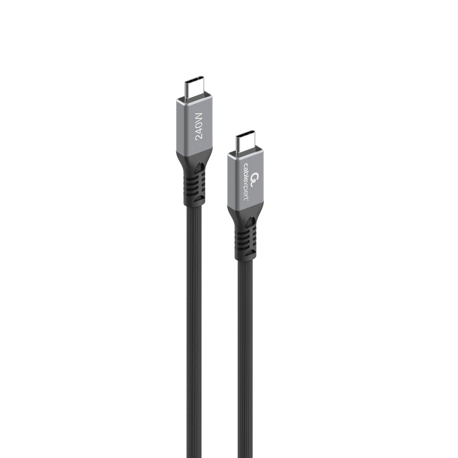 Кабель USB4 40Gbps, 240W(48V5A), 8K60Hz, C-тато/C-тато, 0,3 м