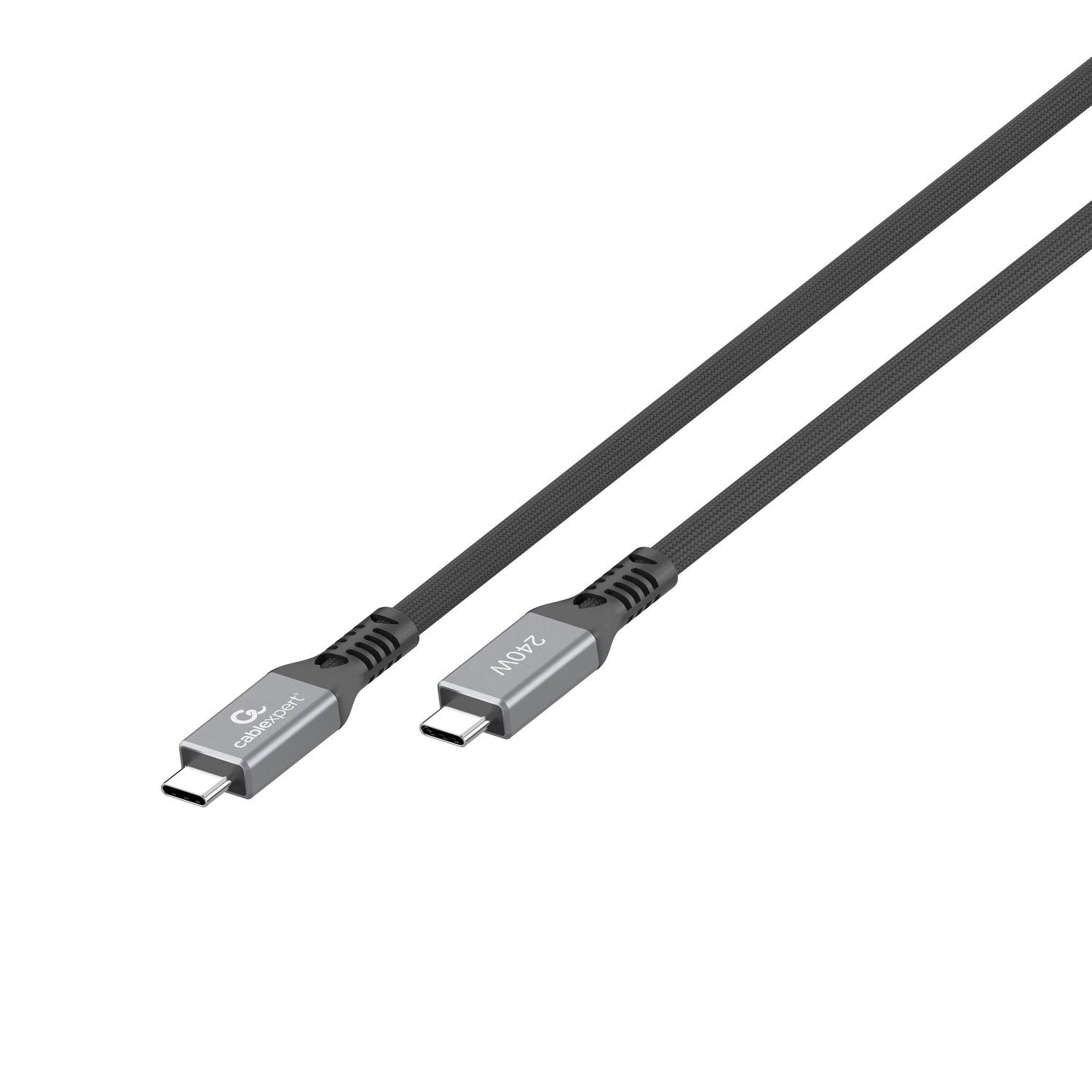 Кабель USB4 40Gbps, 240W(48V5A), 8K60Hz, C-тато/C-тато, 0,3 м — фото 2