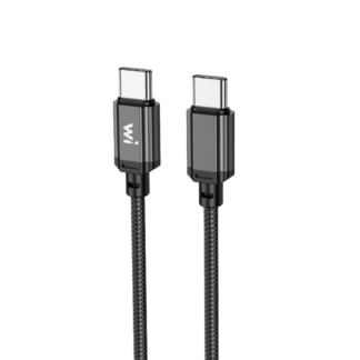 Кабель Wibrand Cobra Type-C to Type-C 60W Black