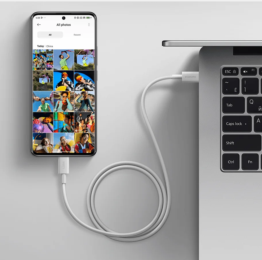Кабель Xiaomi 6A Braided USB Type-C to Type-C — фото 5