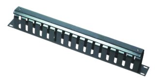 Кабельний органайзер 1U 19" з металевою кришкою Cablexpert 19C-CM2