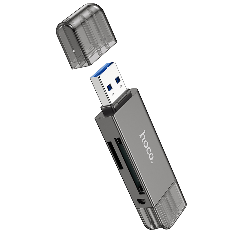 Кардрідер Hoco HB39 USB/Type-C 3.0 для карт пам'яті — фото 3