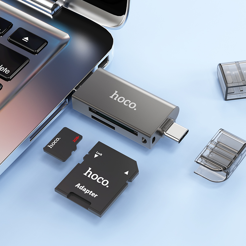 Кардрідер Hoco HB39 USB/Type-C 3.0 для карт пам'яті — фото 8