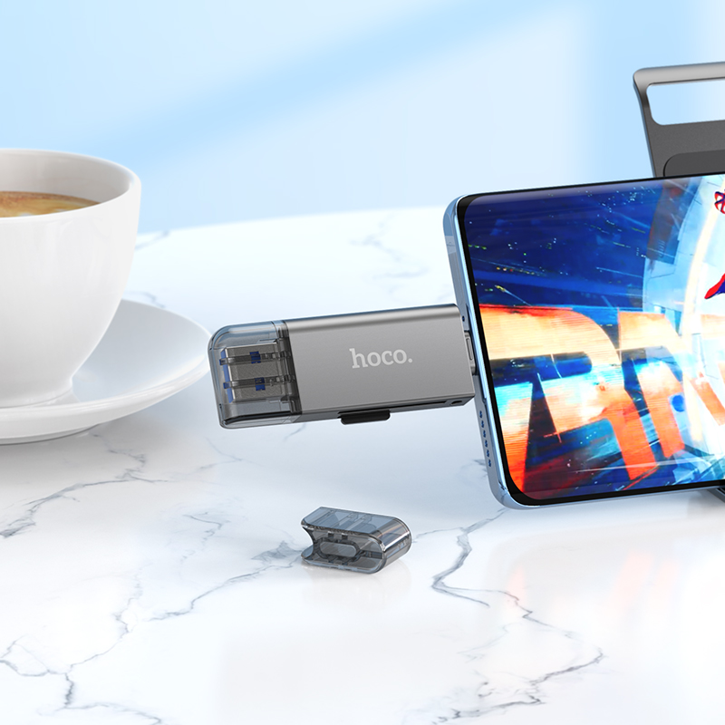 Кардрідер Hoco HB39 USB/Type-C 3.0 для карт пам'яті — фото 9