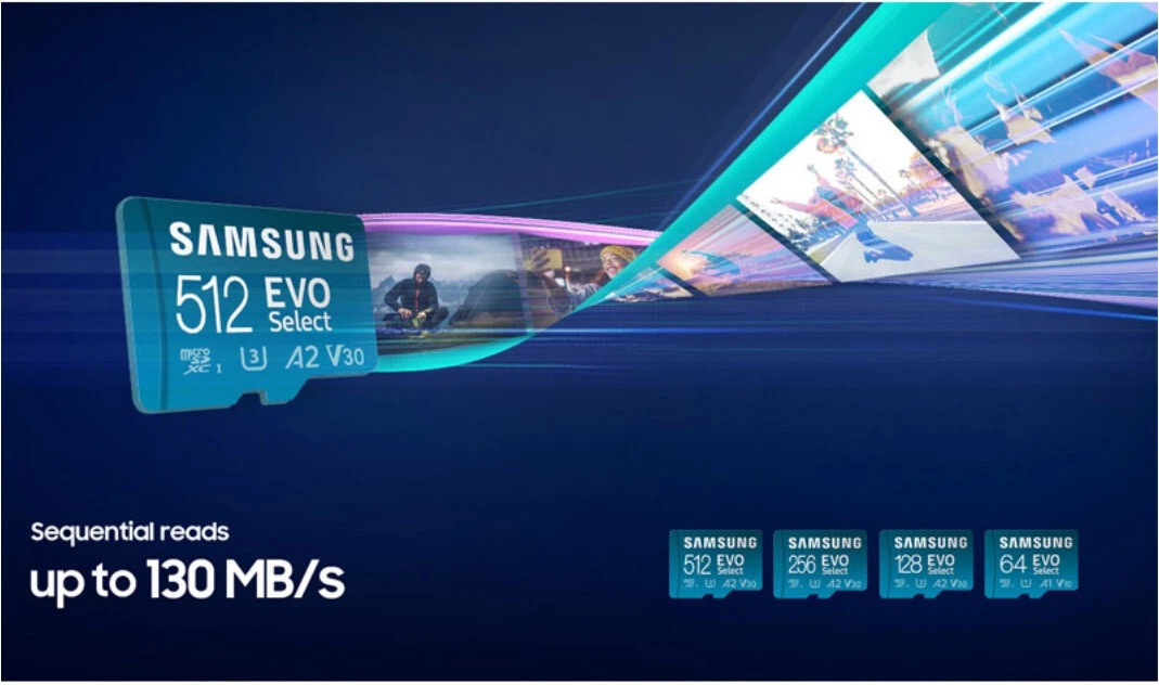 Карта пам'яті Samsung EVO Select 256Gb microSDXC UHS-I U3 — фото 11