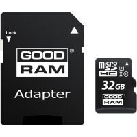 Картка пам'яті GOODRAM microSDHC 32GB Class 10 UHS I + адаптер — фото 2