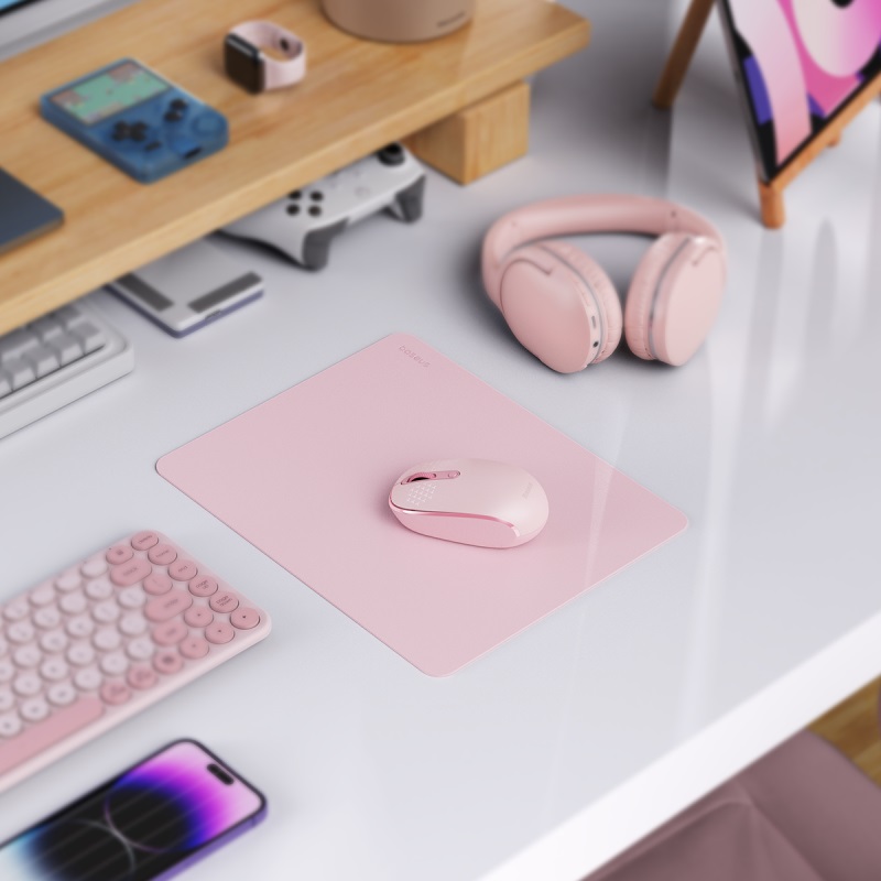Килимок для миші Baseus Mouse Pad Baby Pink — фото 8