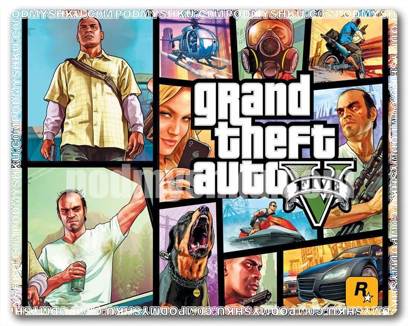 Килимок для миші GTA 5 Podmyshku