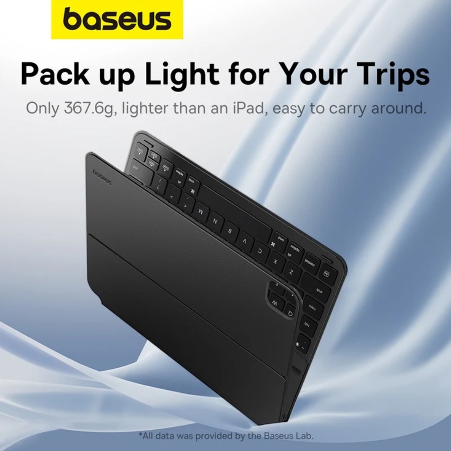 Клавіатура Baseus Brilliance Series Magnetic Keyboard Case for Pad Mini 6 8.3″ Cluster Black (with Simple Series Type-C Cable) — фото 6